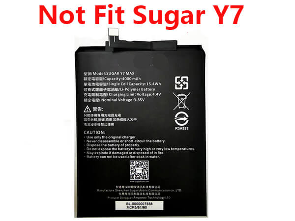 Y7MAX Batteria Per Cellulare