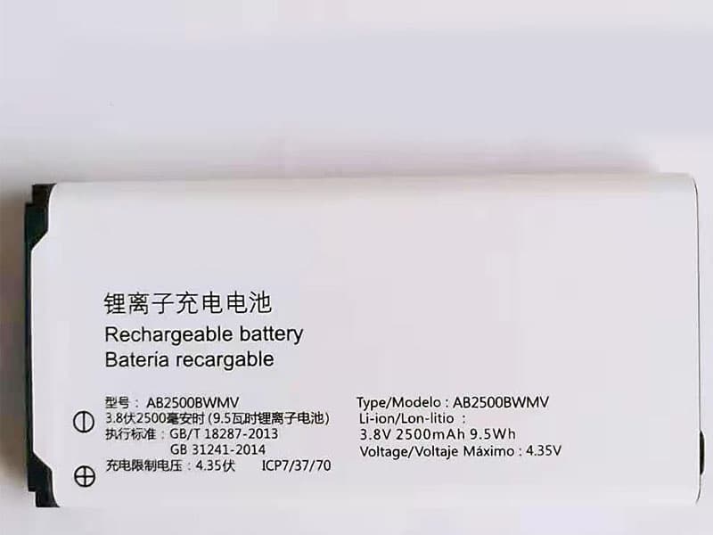AB2500BWMV Batteria Per Cellulare