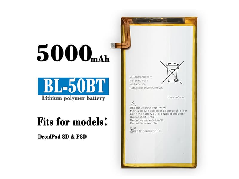 BL-50BT Batteria del tablet