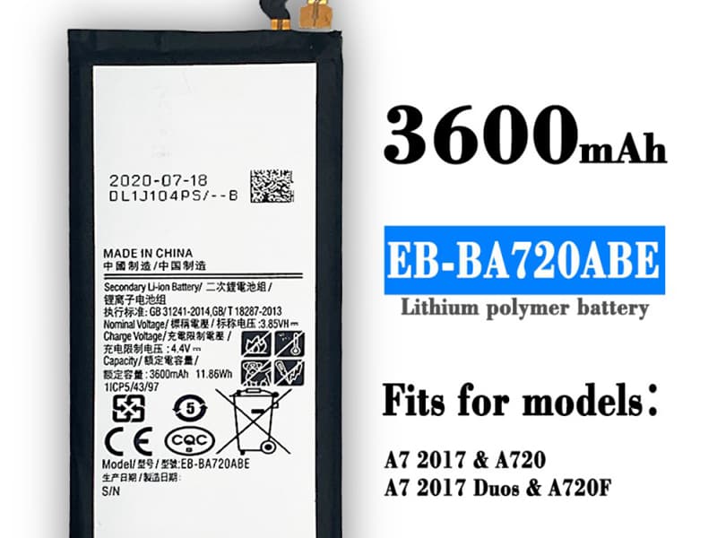 EB-BA720ABE Batteria Per Cellulare