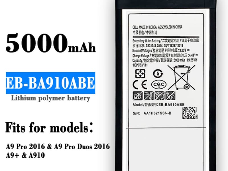 EB-BA910ABE Batteria Per Cellulare
