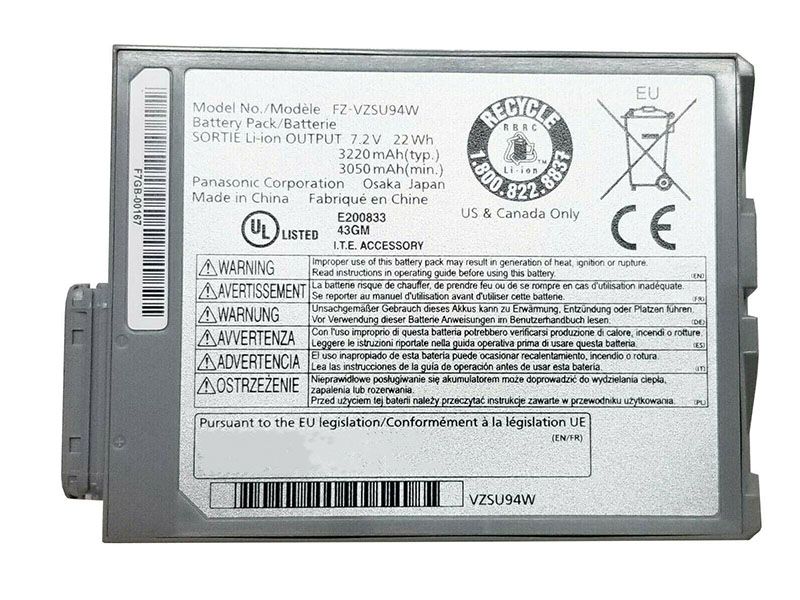 FZ-VZSU94W Batteria portatile