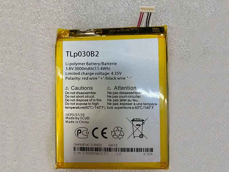 TLp030B2 Batteria ricambio