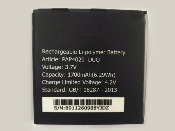 Pap4020_Duo Batteria Per Cellulare