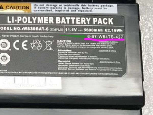 W830BAT-6 Batteria portatile