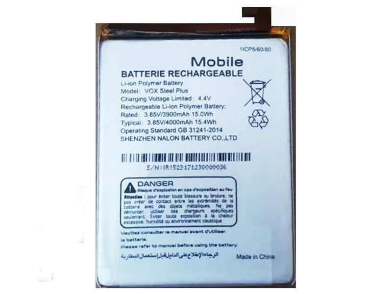 vox-steel-plus Batteria Per Cellulare